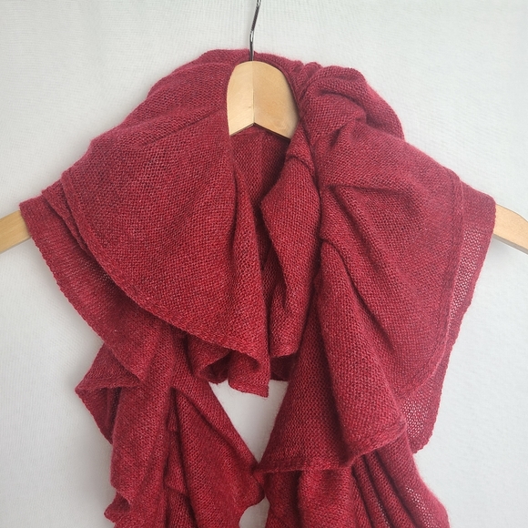 MAGASCHONI Pleated Cashmere Scarf - Picture 2 of 4